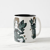 "Phoebe" gotische Couture-Schmetterlings-Fee-Tasse Zweifarbige Tasse (VorderseiteRechts)