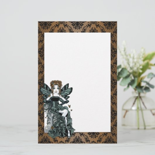 "Phoebe" gotisches Briefpapier (Stehend Vorderseite)