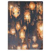 Phoebe in der Halle der Lanterns Klemmbrett (Rückseite)