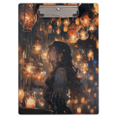 Phoebe in der Halle der Lanterns Klemmbrett (Vorderseite)