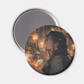 Phoebe in der Halle der Lanterns Magnet (Vorderseite/Rückseite)