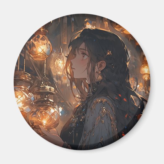 Phoebe in der Halle der Lanterns Magnet (Vorne)