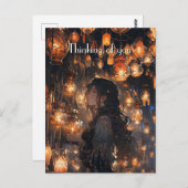 Phoebe in der Halle der Lanterns Postkarte (Vorne/Hinten)