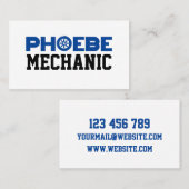 Phoebe Mechanic-Visitenkarte Visitenkarte (Vorne/Hinten)