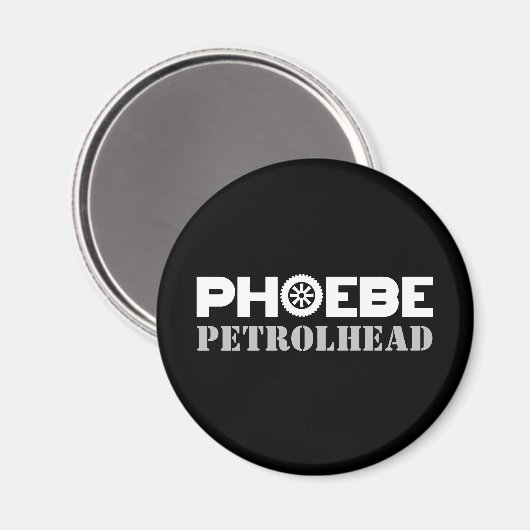 Phoebe Petrolhead Magnet (Vorderseite/Rückseite)