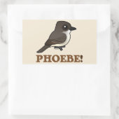 PHOEBE! RECHTECKIGER AUFKLEBER (Tasche)