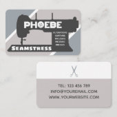 Phoebe Seamstress Business Card Visitenkarte (Vorne/Hinten)