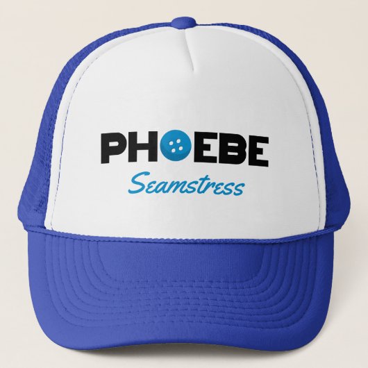 Phoebe Seamstress Trucker Hat Truckerkappe (Vorderseite)