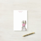 Phoebe the Hare post it notes Post-it Klebezettel (Auf Schreibtisch)