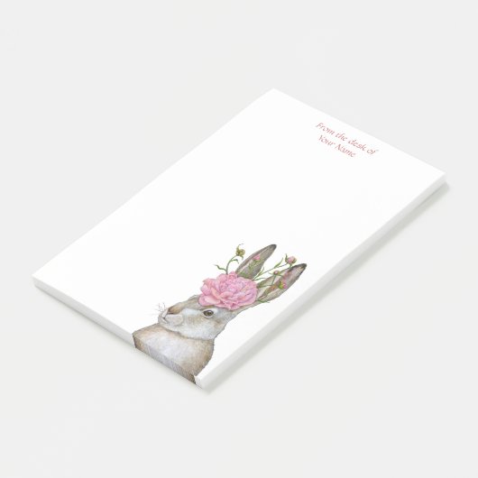 Phoebe the Hare post it notes Post-it Klebezettel (angewinkelt)