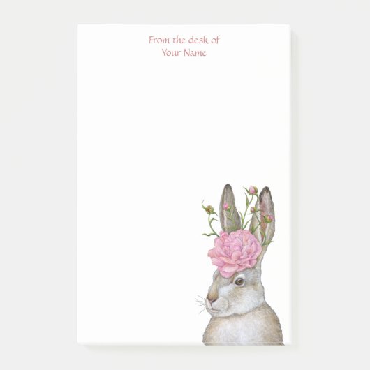 Phoebe the Hare post it notes Post-it Klebezettel (Vorderseite)