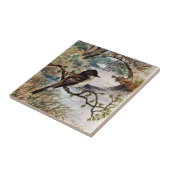 Phoebe und Steinbrücke über Nebenfluss Fliese (Seite)