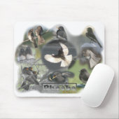 Phoebe Vogel-Foto-Collage Mousepad (Mit Mouse)