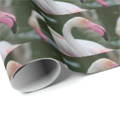 Phoenicopterus roseus geschenkpapier (Rolleneckpunkt)