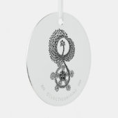 Phoenix 10 Jahre Ornament Aus Metall (Vorderseite Rechts)