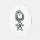 Phoenix 10 Jahre Ornament Aus Metall (Vorderseite links)