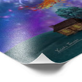 Phoenix abends fotodruck (Ecke)