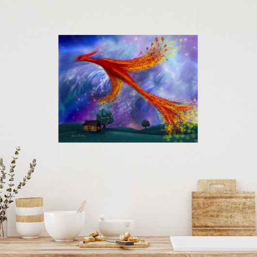 Phoenix abends poster (Küche)