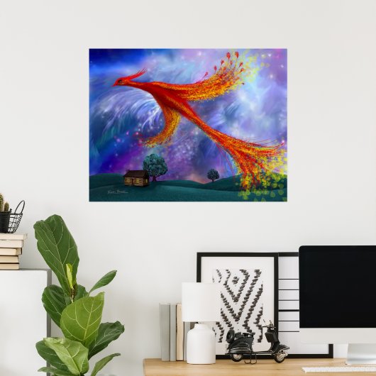 Phoenix abends poster (Heimbüro)