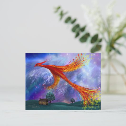 Phoenix abends postkarte (Stehend Vorderseite)