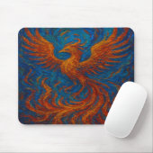 Phoenix Abstrakt Mousepad (Mit Mouse)