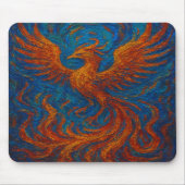 Phoenix Abstrakt Mousepad (Vorne)