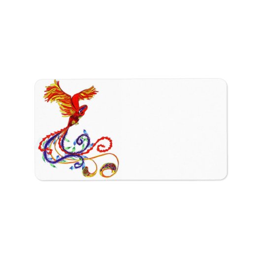 Phoenix Adressaufkleber (Vorne)