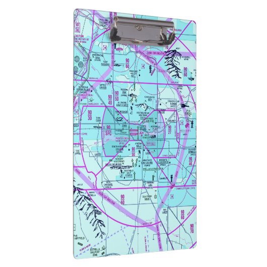 Phoenix Airport Flyway Chart Klemmbrett (Rechts)