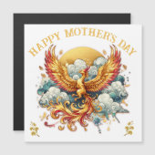 Phoenix am Muttertag der Wolken | Magnetkarte (Vorne/Hinten)