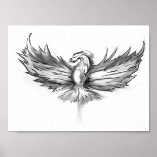 Phoenix-Anstieg - 8 x 6 Poster (Vorne)