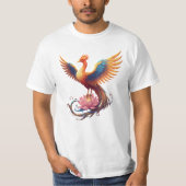 Phoenix-Anstieg - Symbol für Stärke und Erneuerung T-Shirt (Vorderseite)