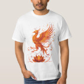 Phoenix-Anstieg - Symbol für Stärke und Erneuerung T-Shirt (Vorderseite)