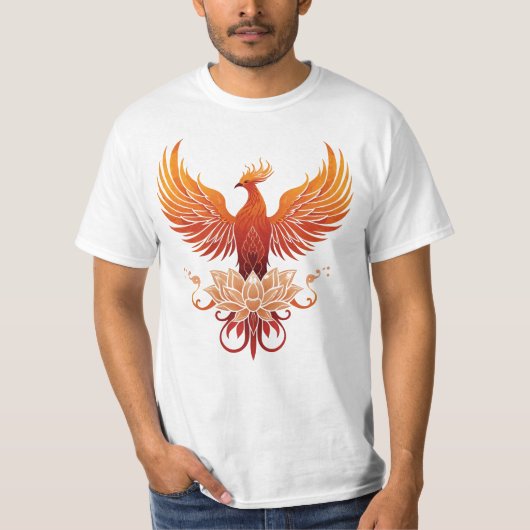 Phoenix-Anstieg - Symbol für Stärke und Erneuerung T-Shirt (Vorderseite)