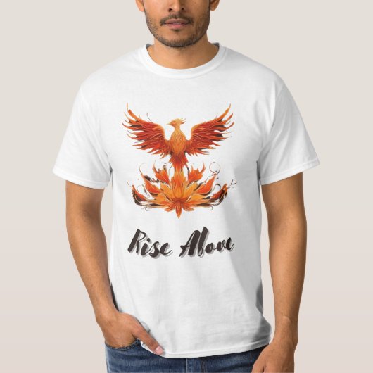Phoenix-Anstieg - Symbol für Stärke und Erneuerung T-Shirt (Vorderseite)
