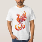 Phoenix-Anstieg - Symbol für Stärke und Erneuerung T-Shirt (Vorderseite)
