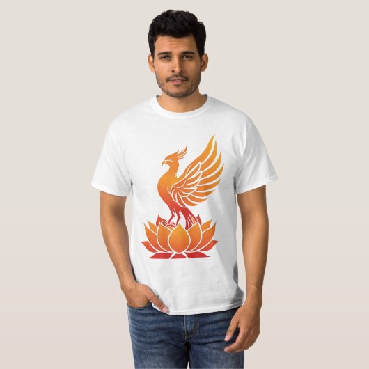 Phoenix-Anstieg - Symbol für Stärke und Erneuerung T-Shirt (Vorne ganz)