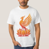 Phoenix-Anstieg - Symbol für Stärke und Erneuerung T-Shirt (Vorderseite)