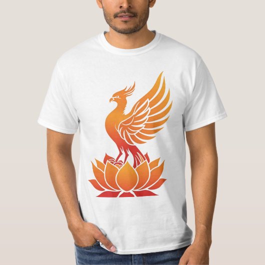 Phoenix-Anstieg - Symbol für Stärke und Erneuerung T-Shirt (Vorderseite)