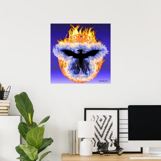 Phoenix Arisen Print Poster (Heimbüro)