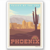 Phoenix, Arizona Aufkleber (Vorderseite)