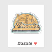 Phoenix, Arizona Aufkleber (Blatt)