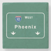 Phoenix Arizona az Autobahn-Autobahn: Steinuntersetzer (Vorderseite)