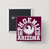 Phoenix, Arizona Button (Vorne & Hinten)