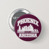 Phoenix, Arizona Button (Vorne & Hinten)