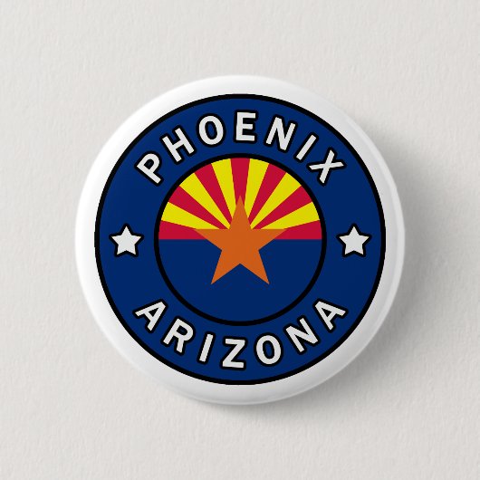 Phoenix Arizona Button (Vorderseite)