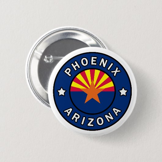 Phoenix Arizona Button (Vorne & Hinten)