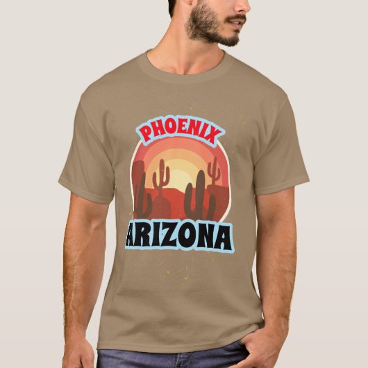 PHOENIX ARIZONA CACTUS SHIRT STICKER GIFT IDEA Box (Vorderseite)
