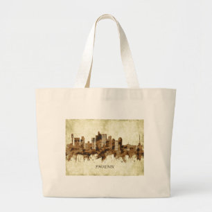 Phoenix Arizona Cityscape Jumbo Stoffbeutel