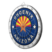 Phoenix Arizona Dartscheibe (Vorderseite rechts)