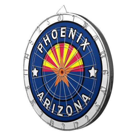 Phoenix Arizona Dartscheibe (Vorderseite rechts)